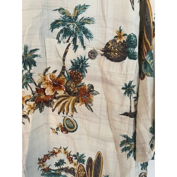 Batik Bay Hawaiian Tropical Themed Button Down Short Sleeve Shirt Size XXL - Picture 3 of 9